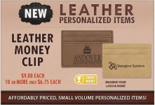 New Leather Money Clip